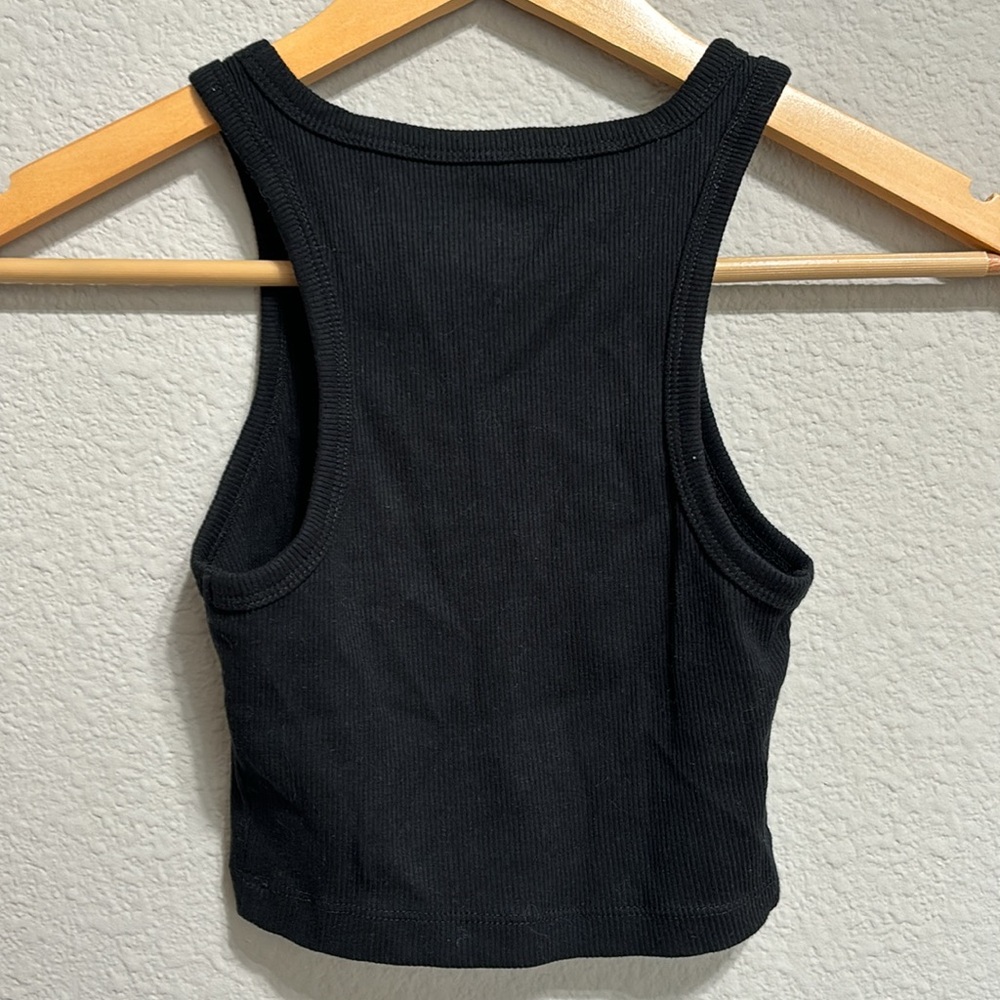 Wild Fable black high neck XXS crop top - Picture 3 of 4